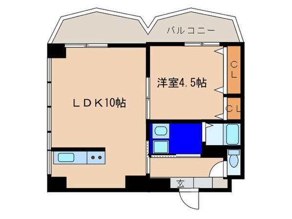 ベイパレスＷＡＫＡＭＡＴＳＵⅠの物件間取画像